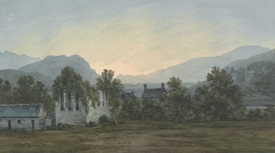 The Ruins of Cymmer Abbey on the Maw River by John Warwick Smith